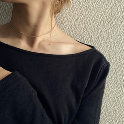 ーsnake chain chokerー　サージカルステンレス　チェーンチョーカー　チェーンネックレス　ネックレス 5枚目の画像