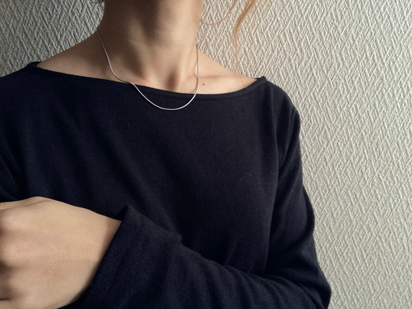 ーsnake chain chokerー　サージカルステンレス　チェーンチョーカー　チェーンネックレス　ネックレス 10枚目の画像