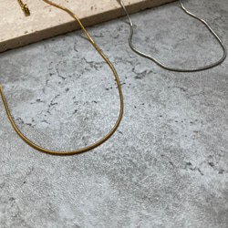 ーsnake chain chokerー　サージカルステンレス　チェーンチョーカー　チェーンネックレス　ネックレス 20枚目の画像