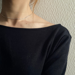 ーsnake chain chokerー　サージカルステンレス　チェーンチョーカー　チェーンネックレス　ネックレス 13枚目の画像