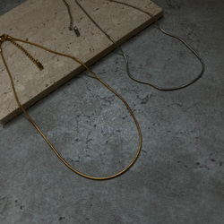 ーsnake chain chokerー　サージカルステンレス　チェーンチョーカー　チェーンネックレス　ネックレス 17枚目の画像