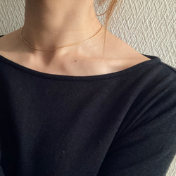 ーsnake chain chokerー　サージカルステンレス　チェーンチョーカー　チェーンネックレス　ネックレス 3枚目の画像