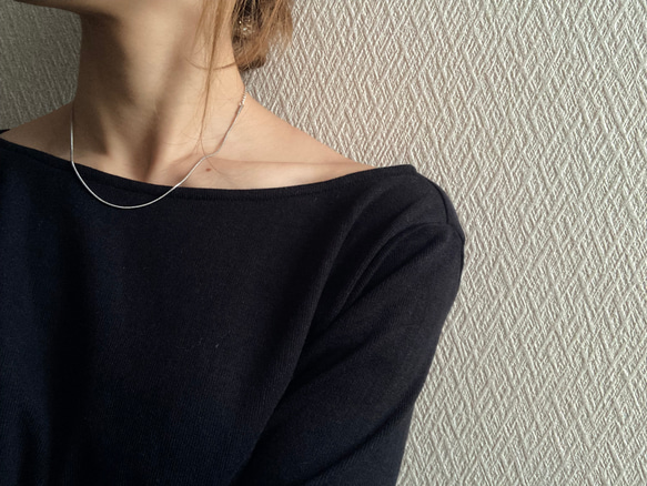 ーsnake chain chokerー　サージカルステンレス　チェーンチョーカー　チェーンネックレス　ネックレス 12枚目の画像