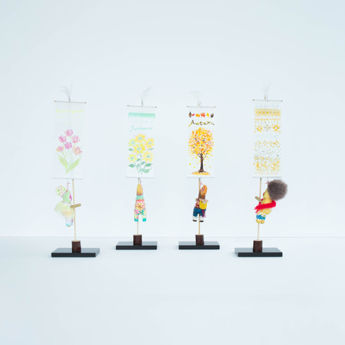 民芸品  延岡工芸謹製 受注制作 『のぼりざる 春夏秋冬』 宮崎県延岡市 伝統工芸 コラボ