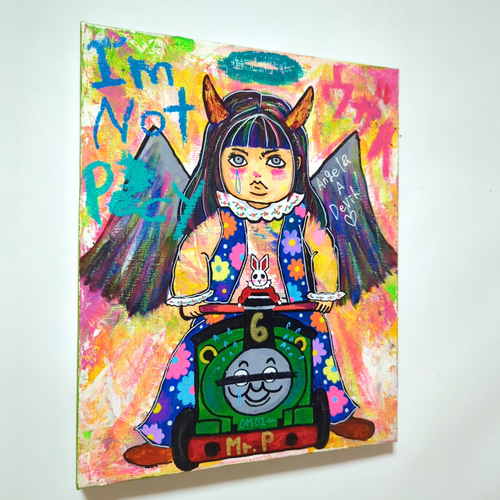 2023年製作/F3号/SALE】I'm not Percy【現代アート/イラスト