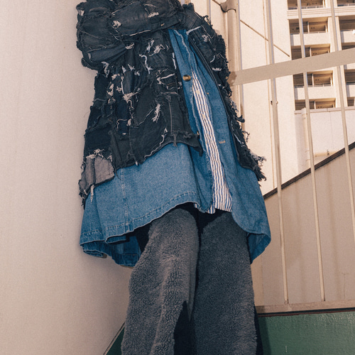 とっておきの重ね着。 パッチデニムジャケット／No.112（Remake