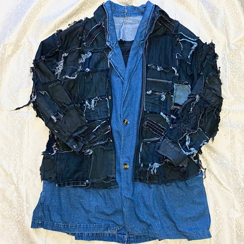 とっておきの重ね着。 パッチデニムジャケット／No.112（Remake