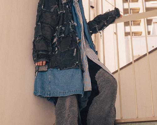 とっておきの重ね着。 パッチデニムジャケット／No.112（Remake