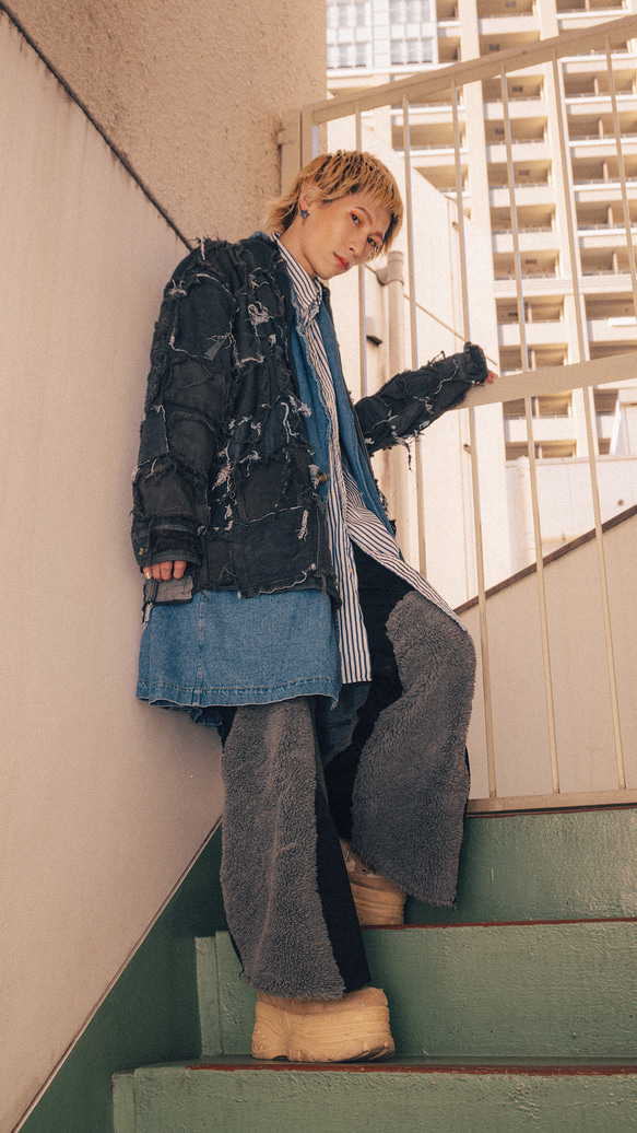 とっておきの重ね着。 パッチデニムジャケット／No.112（Remake