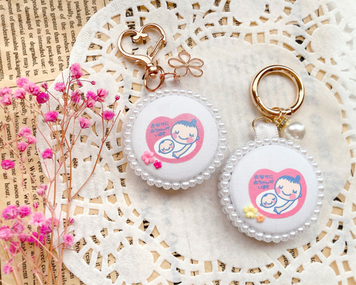 くるみversion】マタニティマーク マタニティキーホルダー 母子手帳