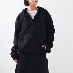 アノラックパーカー CREME ブラック 2枚目の画像