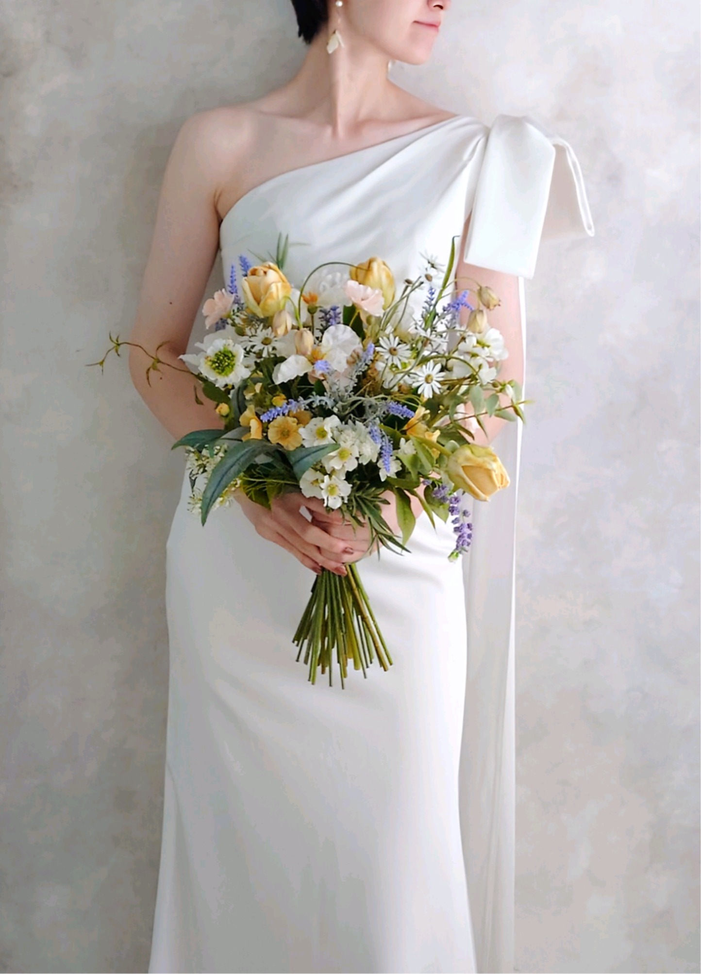 【即納品可能】ナチュラルブーケ/チューリップブーケ/アーティフィシャルフラワー/造花ブーケ/前撮りブーケ