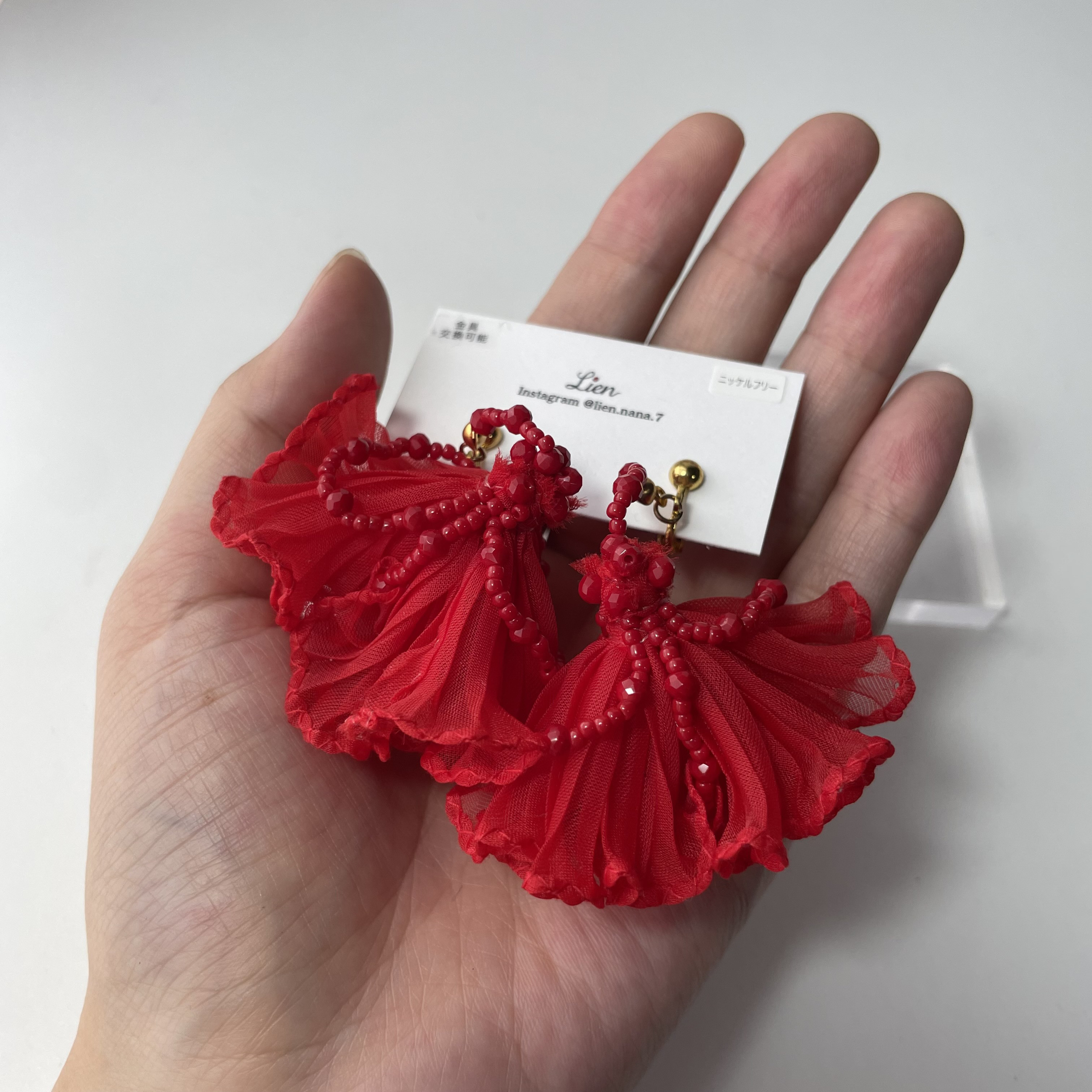 ふりふりドレス(red)