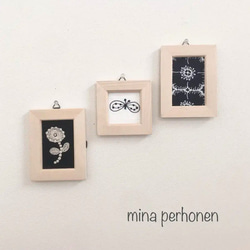 mina perhonen ミナペルホネン ファブリックパネル 3点セット
