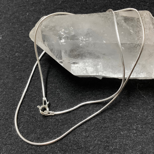 シルバー925 ネックレス スネークチェーン　イタリア製　美品 数量限定☆イタリア製 シルバー925 スネークチェーンネックレス