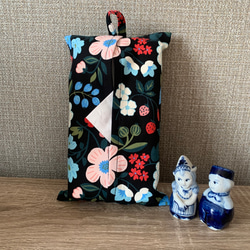 エコティッシュカバー☆マスクストッカー♪北欧風・色とりどりの草花♪4カラー 6枚目の画像