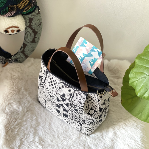 ⚮̈ミナペルホネン forest tile かくれんぼトート タック入 トート