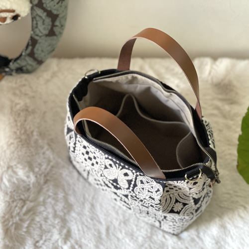 ⚮̈ミナペルホネン forest tile かくれんぼトート タック入 トート