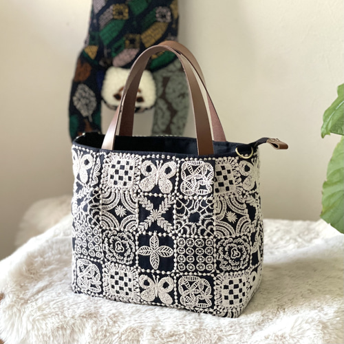 ⚮̈ミナペルホネン forest tile かくれんぼトート タック入 トート