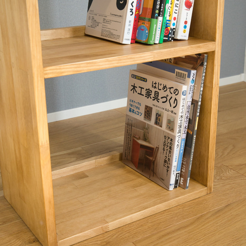 本棚 2段 高さ67.5cm 幅40cm【ラック/シェルフ/収納棚/木製 本棚 2段 高さ67.5cm 幅40cm【ラック/シェルフ/収納棚/木製