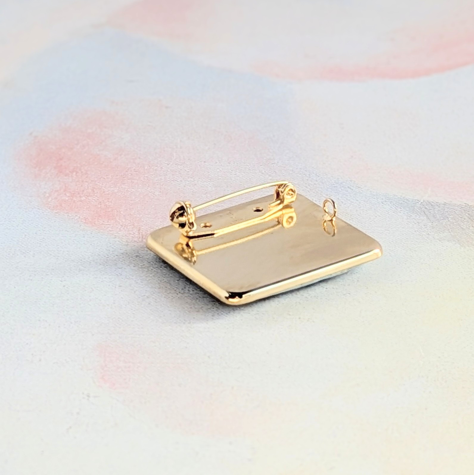 ＊一点限定＊ガーネットの花束【有線・銀張七宝、2wayブローチ】200『Creema限定』