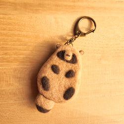 エゾリスのキーホルダー 羊毛フェルト mofuri工房 通販 11584199