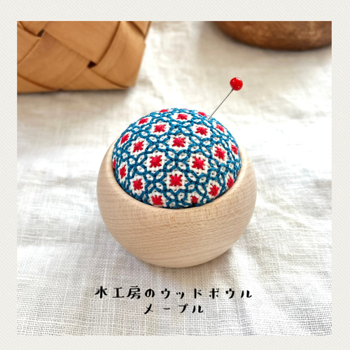 ピンクッション（ 針山 ）の台座について 木材・板 poyan 通販