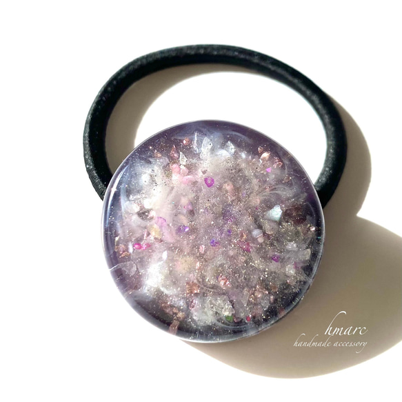 ひまういウィンターハンドメイドレジンヘアゴム165 ひまういウィンターハンドメイドレジンヘアゴム165 一点もの