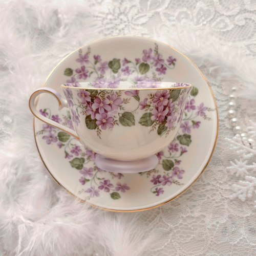 ヴァイオレットティーセット〜花菫の園〜 ポット・急須 ❤︎Blanche