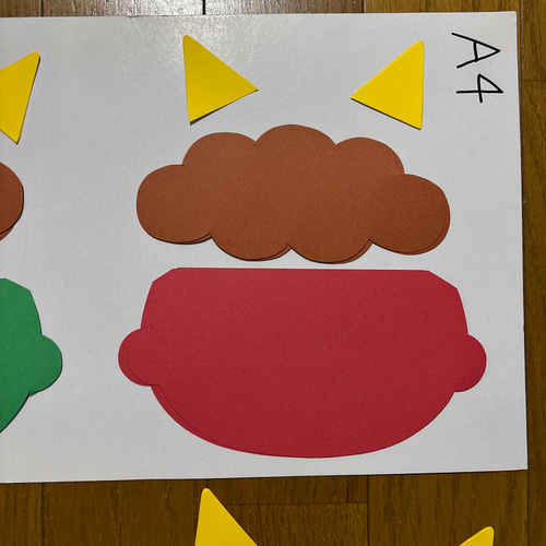 製作キット【①鬼8セット】 2月 節分 豆まき お面 画用紙 保育教材