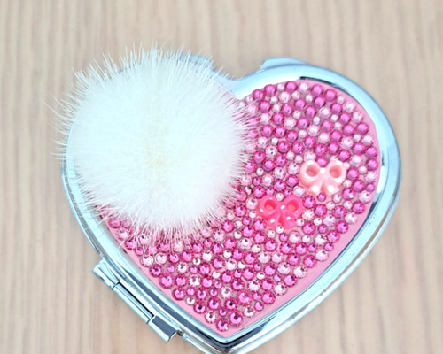 ❤︎sale❤︎デコパージュ ꔛ‬ꕤインテリア雑貨♡コンパクトミラー♡リメイク e6b56356d0da717b7eda021e6ad546