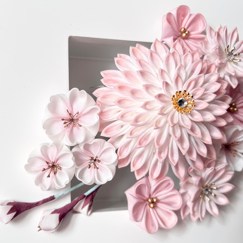 ギフト アレンジ インテリア 和室 お中元 ケース付き お祝い 桜 壁掛け