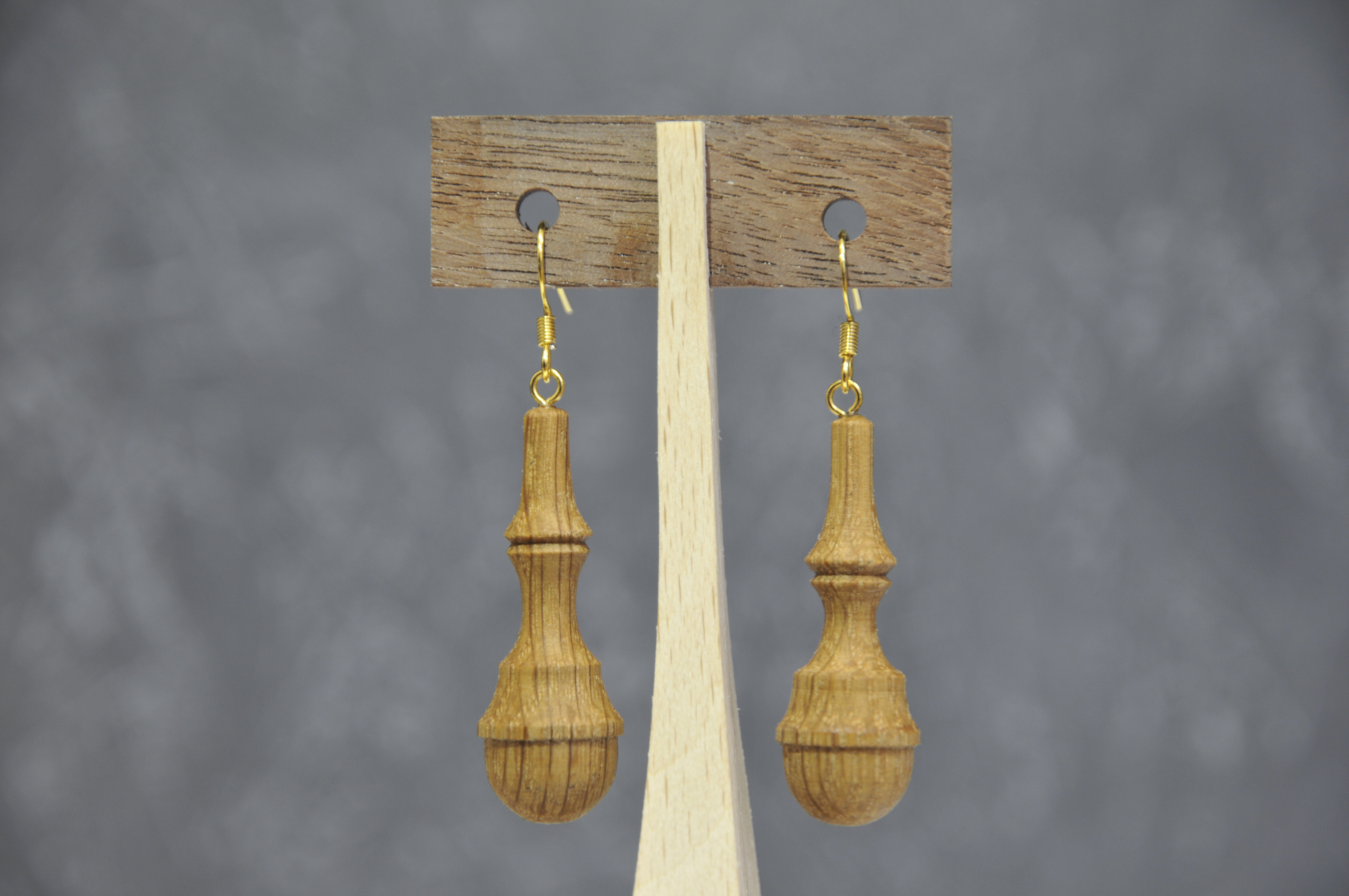 木製ピアス　13