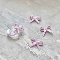 ピンク リボン ネイルパーツ 12個 20190602-1535.jpg