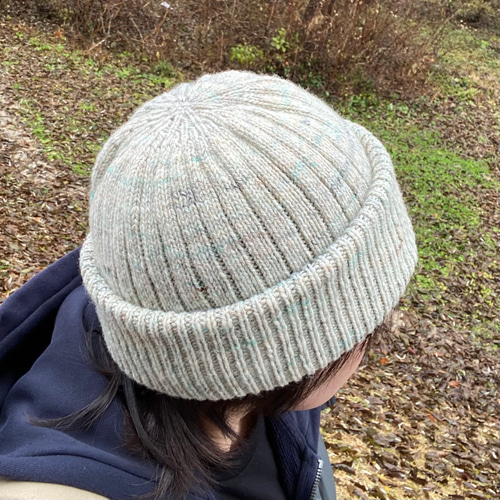 m.a+ ma＋　エムエークロス　ビーニー　ワッチ　コットンカシミヤ ウール 手編みニット帽 ＊ MAFUYU HAT ＊ M〜Lサイズ ＊ワッチ