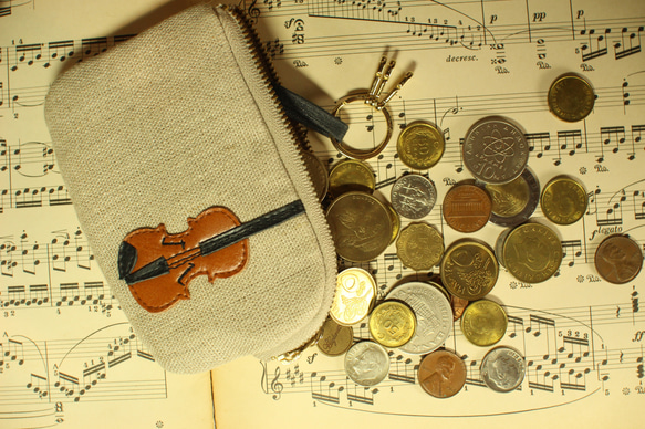 也可作小提琴包、卡包或鑰匙包使用。 第7張的照片