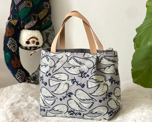⚮̈ミナペルホネン following day かくれんぼトート タック入