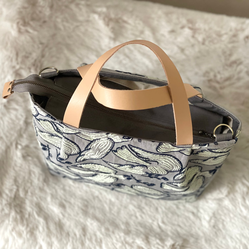 ⚮̈ミナペルホネン following day かくれんぼトート タック入 トート