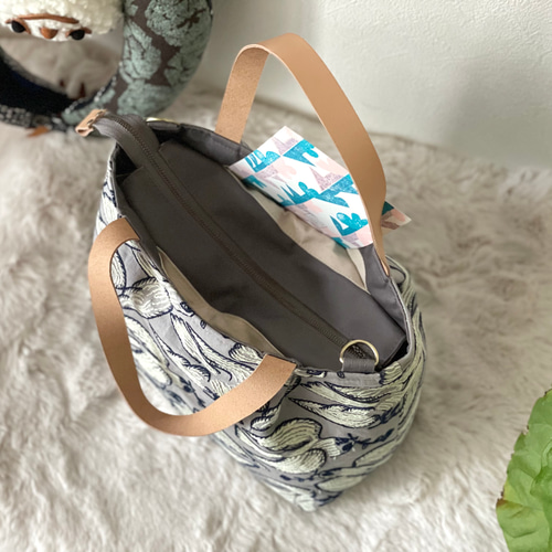 ⚮̈ミナペルホネン following day かくれんぼトート タック入 トート