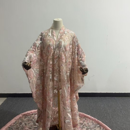 刺繍打掛オーダー 着物 オーバードレス レース羽織 ウエディングドレス  