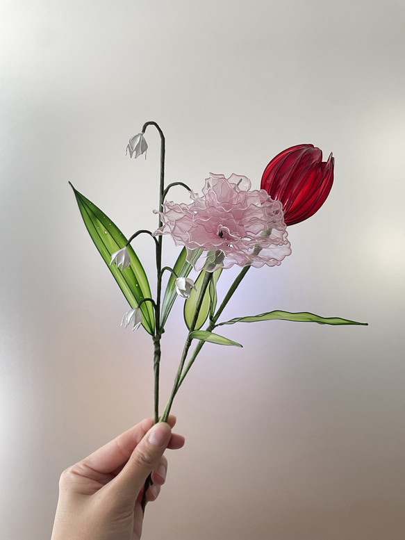 チューリップ♡ディップアート♡アメリカンフラワー アート
