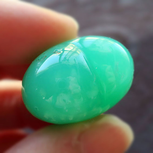 ハート】クリソプレーズ オーストラリア翡翠 美石 天然石 21mm