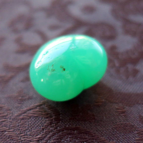 ハート】クリソプレーズ オーストラリア翡翠 美石 天然石 21mm