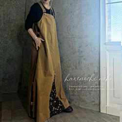 ■特別価格■【11/14再販】【大人の為の。トラッドなオーバーオールスカート】バックル調整可能 ワンピース 冬 2025 5枚目の画像