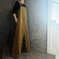 ■特別価格■【11/14再販】【大人の為の。トラッドなオーバーオールスカート】バックル調整可能 ワンピース 冬 2025 7枚目の画像