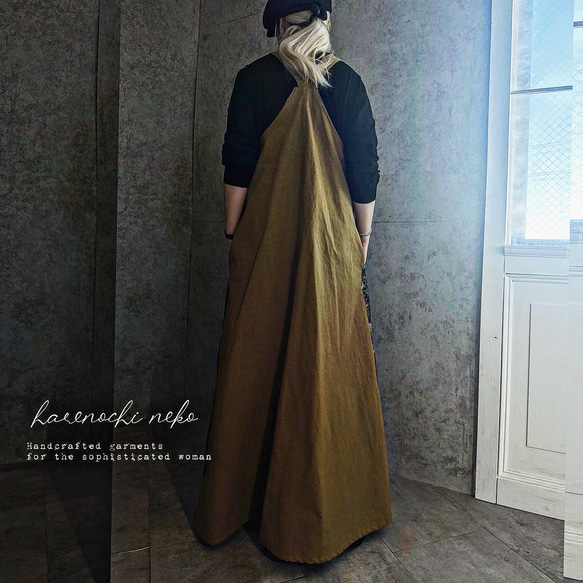 ■特別価格■【11/14再販】【大人の為の。トラッドなオーバーオールスカート】バックル調整可能 ワンピース 冬 2025 12枚目の画像