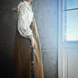 ■特別価格■【11/14再販】【大人の為の。トラッドなオーバーオールスカート】バックル調整可能 ワンピース 冬 2025 3枚目の画像