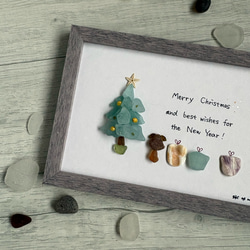 シーグラス 月の海 シーグラスアート フルムーン 星の砂 ガラス