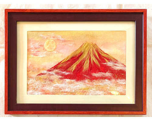 絵画　雲海8 原画　額なし　A4サイズ 0_21efef9bc6c33244539205a139b8