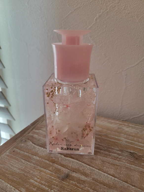 ⭐NEW デザイン⭐キッチンらくらくソープディスペンサー(キッチンディスペンサー) 1枚目の画像